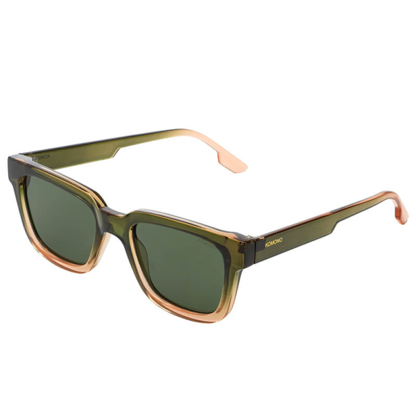 Komono Sonnenbrille Bobby Pacific Sunset grün,  getönte Gläser, Seitenansicht
